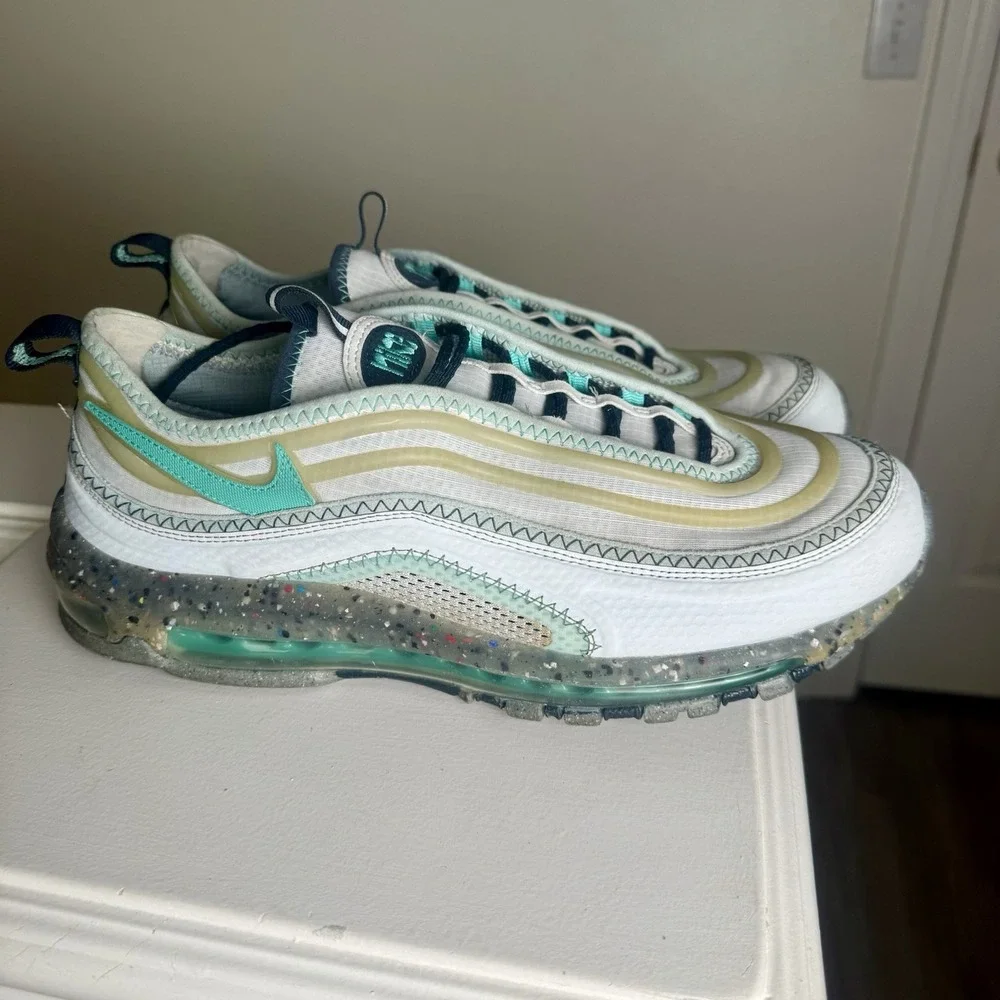 Nike Air Max Terrascape 97 Ocean Cube Men's Size 12 Blue White Colorful‎